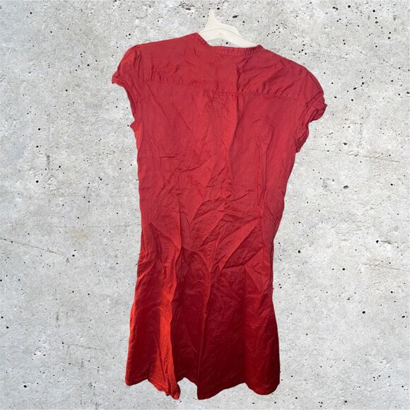 Eddie Bauer women's vintage linen Short dress, Size L petite Sundress - Picture 2 of 4